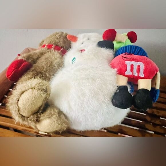 VINTAGE BOYDS BEARS X M&MS w/SNOWMAN~NWT~RARE - Picture 7 of 11